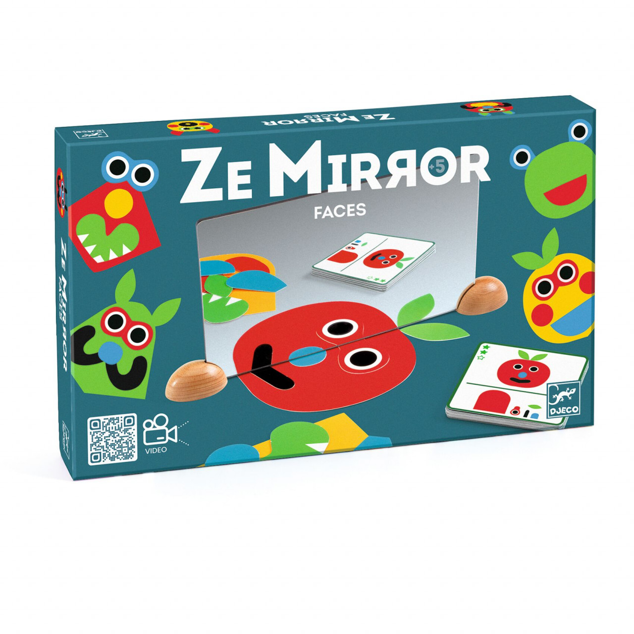 joc-creativ-cu-oglinzi-ze-mirror-faces-djeco7708 Joc creativ cu oglinzi Ze mirror Faces, Djeco - imagine 1