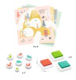 Joc creativ cu stampile Animale din padure, Djeco - imagine 4