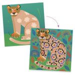 Joc creativ cu stampile Modele si animale, Djeco - imagine 4