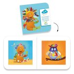 Joc creativ cu stickere Creeaza animale, Djeco - imagine 4
