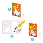 Joc creativ de pictat pentru cei mici Doar puncte, Djeco - imagine 3