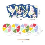 Joc creativ de pictura Fluturi si buburuze, Djeco - imagine 3