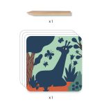 Joc creativ de razuit Animale mari pentru cei mici, Djeco - imagine 4