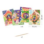 Joc creativ de razuit Casute trasnite, Djeco - imagine 2