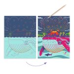 Joc creativ de razuit Fauna marina, Djeco - imagine 5