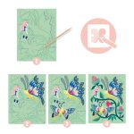 Joc creativ de razuit Flori in gradina, Djeco - imagine 3