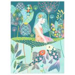 Joc creativ de razuit Iazul pastel, Djeco - imagine 3
