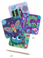 Joc creativ de razuit Insecte prietenoase, Djeco - imagine 2
