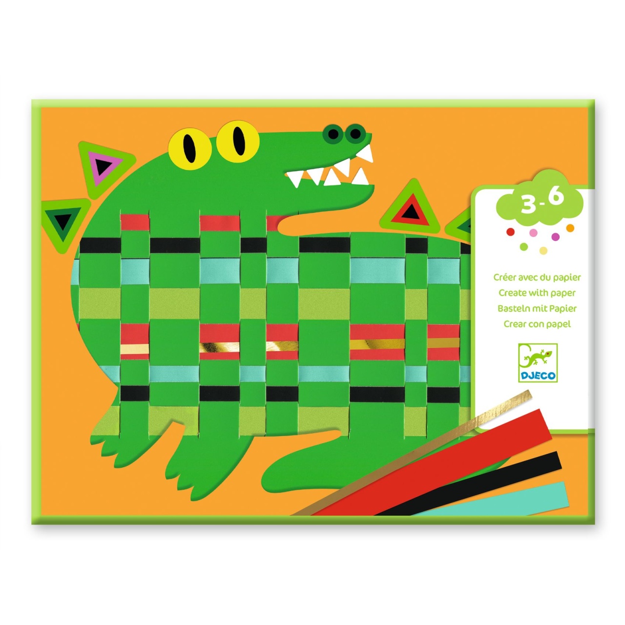 joc-creativ-de-tesut-animalute-djeco16692 Joc creativ de tesut animalute, Djeco - imagine 1