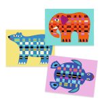 Joc creativ de tesut animalute, Djeco - imagine 5