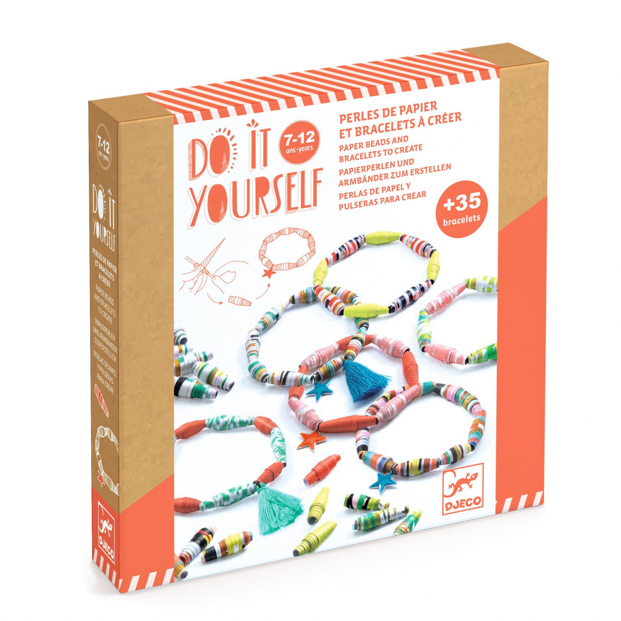 joc-creativ-diy-bratari-pop-si-colorat-djeco12947 Joc creativ DIY bratari Pop si colorat, Djeco - imagine 1