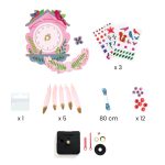 Joc creativ DIY Ceas de perete, Djeco - imagine 4