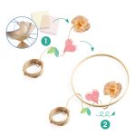 Joc creativ DIY Coronita cu flori Dalia, Djeco - imagine 2