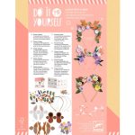 Joc creativ DIY Coronite cu flori, Djeco - imagine 2