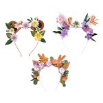Joc creativ DIY Coronite cu flori, Djeco - imagine 3
