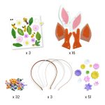Joc creativ DIY Coronite cu flori, Djeco - imagine 4