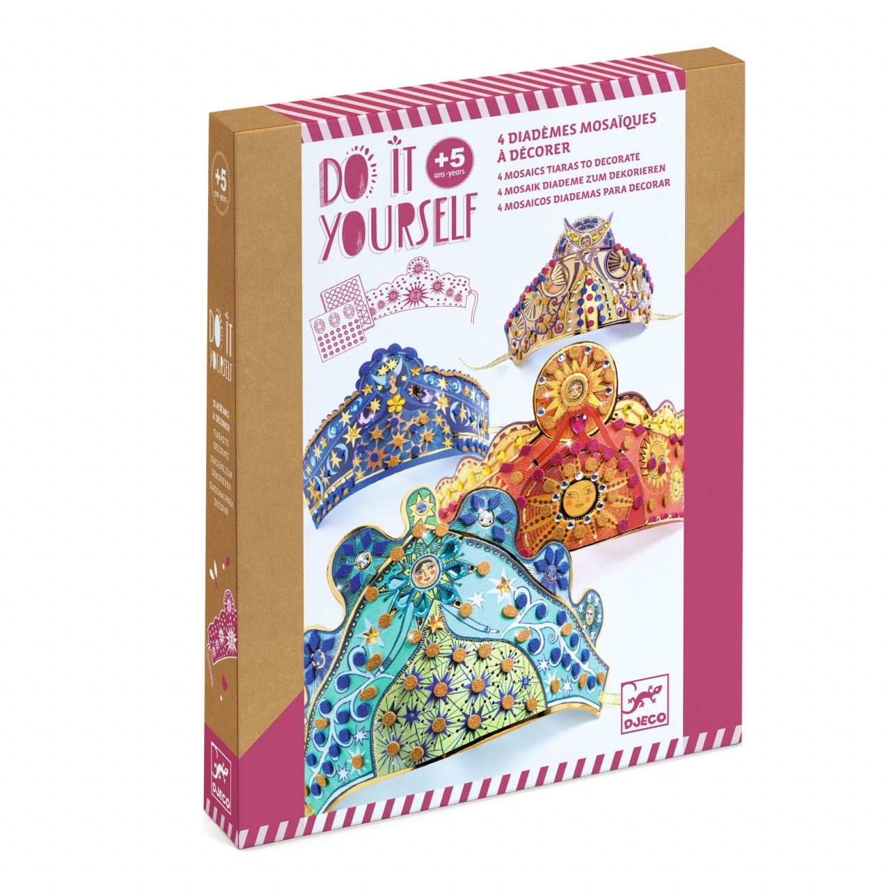 joc-creativ-diy-diademe-djeco12940 Joc creativ DIY Diademe, Djeco - imagine 1