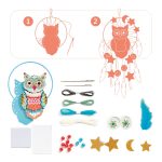 Joc creativ DIY Dreamcatcher bufnita, Djeco - imagine 4