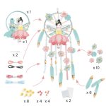 Joc creativ DIY Dreamcatcher Zana Lotus, Djeco - imagine 4