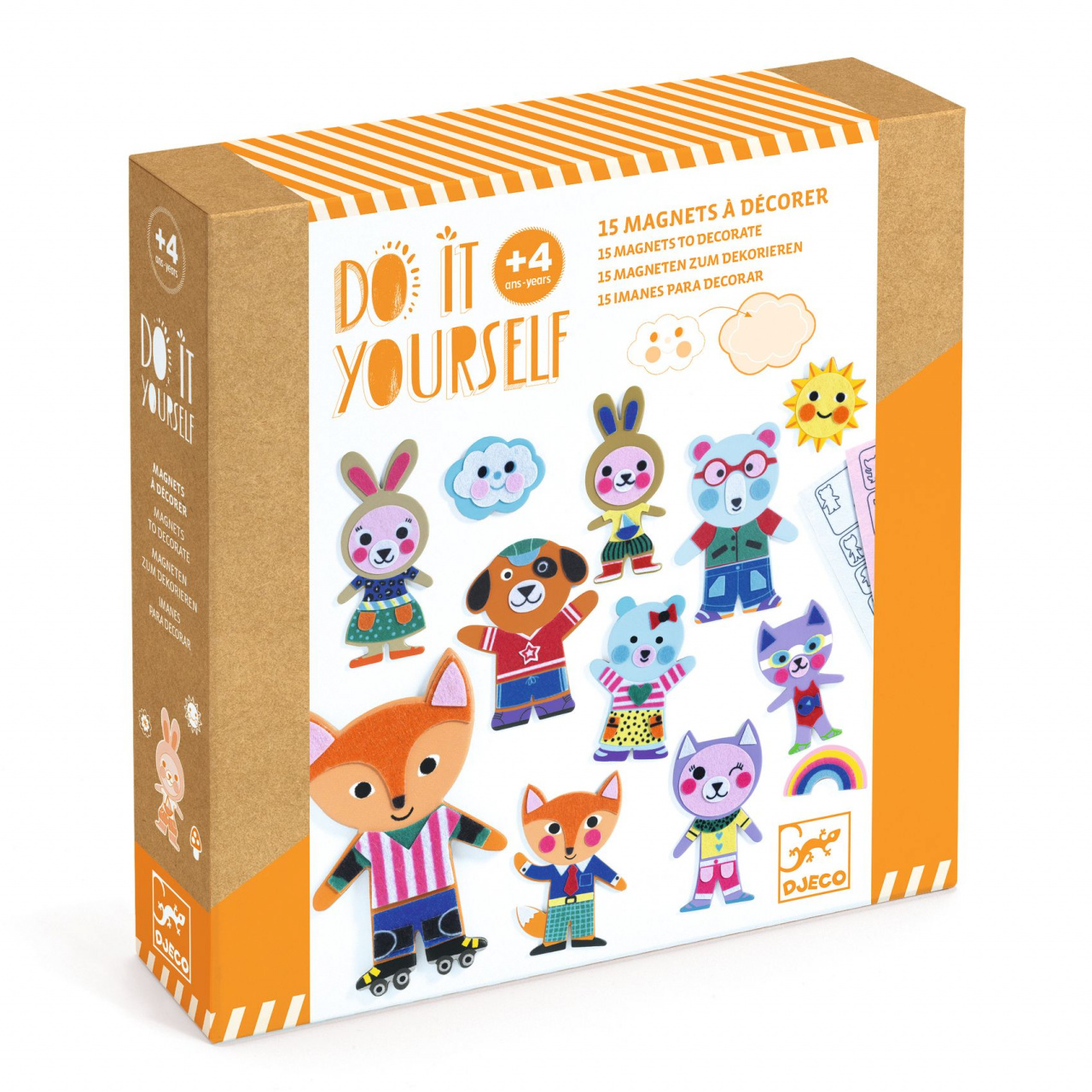 joc-creativ-diy-funky-familie-djeco13225 Joc creativ DIY Funky Familie, Djeco - imagine 1