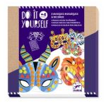 Joc creativ DIY Masti animale din jungla, Djeco - imagine 2