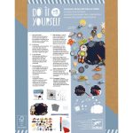 Joc creativ DIY Printre stele, Djeco - imagine 4