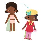 Joc creativ Imbraca si accesorizeaza personaje, Djeco - imagine 4