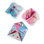 Joc creativ Initiere origami roz, Djeco - imagine 3