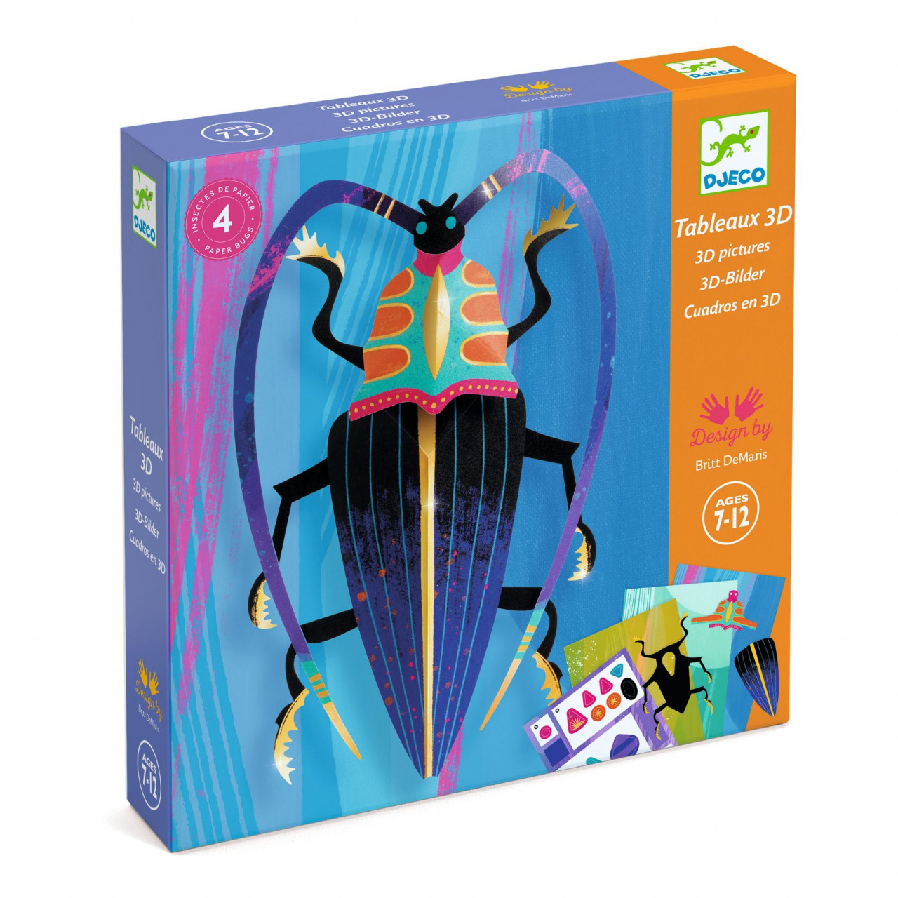 joc-creativ-insecte-stralucitoare-djeco9120 Joc creativ Insecte stralucitoare, Djeco - imagine 1