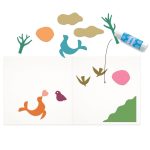 Joc creativ Little papers, Djeco - imagine 2
