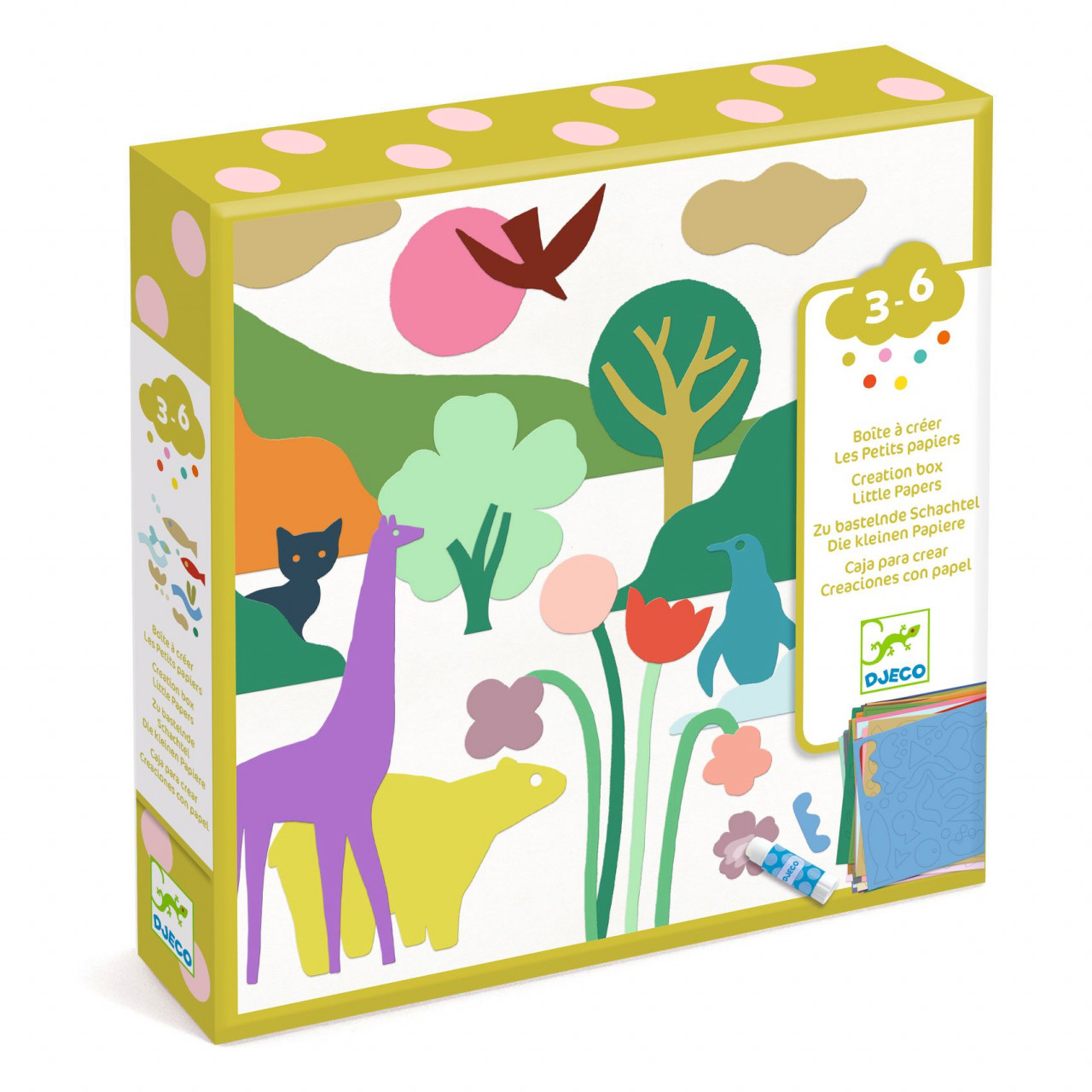 joc-creativ-little-papers-djeco11676 Joc creativ Little papers, Djeco - imagine 1