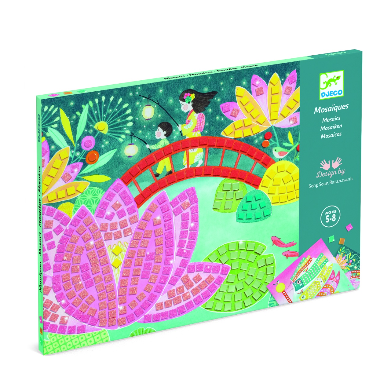joc-creativ-mozaic-arta-japoneza-djeco21305 Joc creativ mozaic Arta japoneza, Djeco - imagine 1