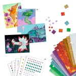 Joc creativ mozaic Creaturi mitice, Djeco - imagine 2