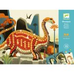 Joc creativ mozaic Dinozauri, Djeco - imagine 2