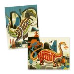 Joc creativ mozaic Dinozauri, Djeco - imagine 3