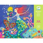Joc creativ mozaic Sirene, Djeco - imagine 2