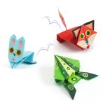 Joc creativ origami Animale saltarete, Djeco - imagine 3