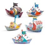 Joc creativ origami Construim barcute, Djeco - imagine 3