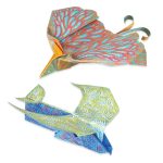 Joc creativ origami Pasari inaripate, Djeco - imagine 3
