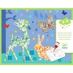Joc creativ pictura cu bile din sticla Animale, Djeco - imagine 2