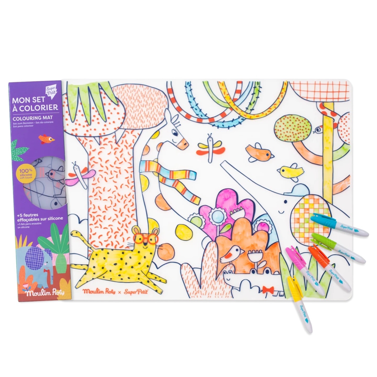 joc-creativ-plansa-din-silicon-de-colorat-moulin-roty20148 Joc creativ Plansa din silicon de colorat, Moulin Roty - imagine 1