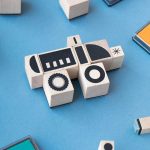 Joc creativ stampile Mijloace de transport, Londji - imagine 2