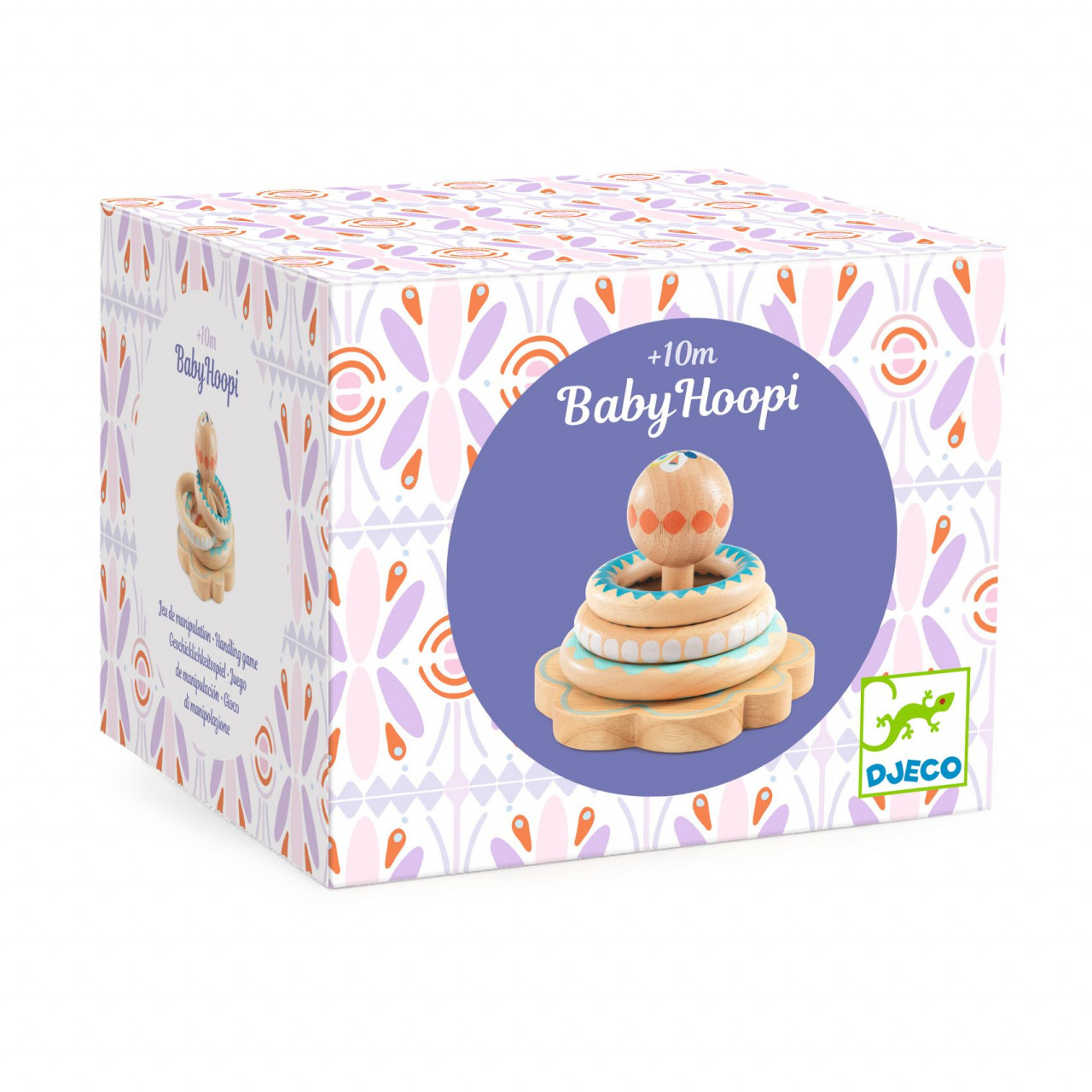 joc-cu-inele-babyhoopie-djeco12716 Joc cu inele BabyHoopie, Djeco - imagine 1