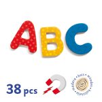 Joc cu magneti 38 Litere colorate, Djeco - imagine 4