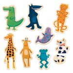 Joc cu magneti Animale amuzante, Djeco - imagine 2
