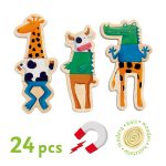 Joc cu magneti Animale amuzante, Djeco - imagine 3