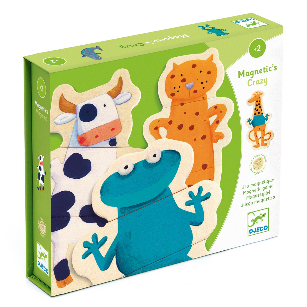 joc-cu-magneti-animale-amuzante-djeco2113 Joc cu magneti Animale amuzante, Djeco - imagine 1