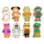 Joc cu magneti Animale costumate, Djeco - imagine 2