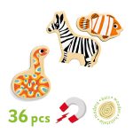 Joc cu magneti Animale din intreaga lume, Djeco - imagine 3