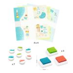 Joc cu stampile Trafic, Djeco - imagine 3